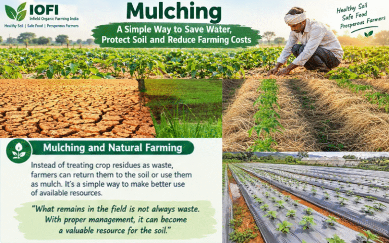 Mulching to save water and protect soil